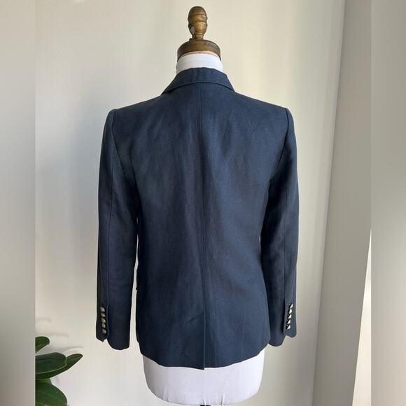 ZADIG AND VOLTAIRE DELUXE JACKET NAVY BLAZER SIZE EU 36 - Picture 7 of 10